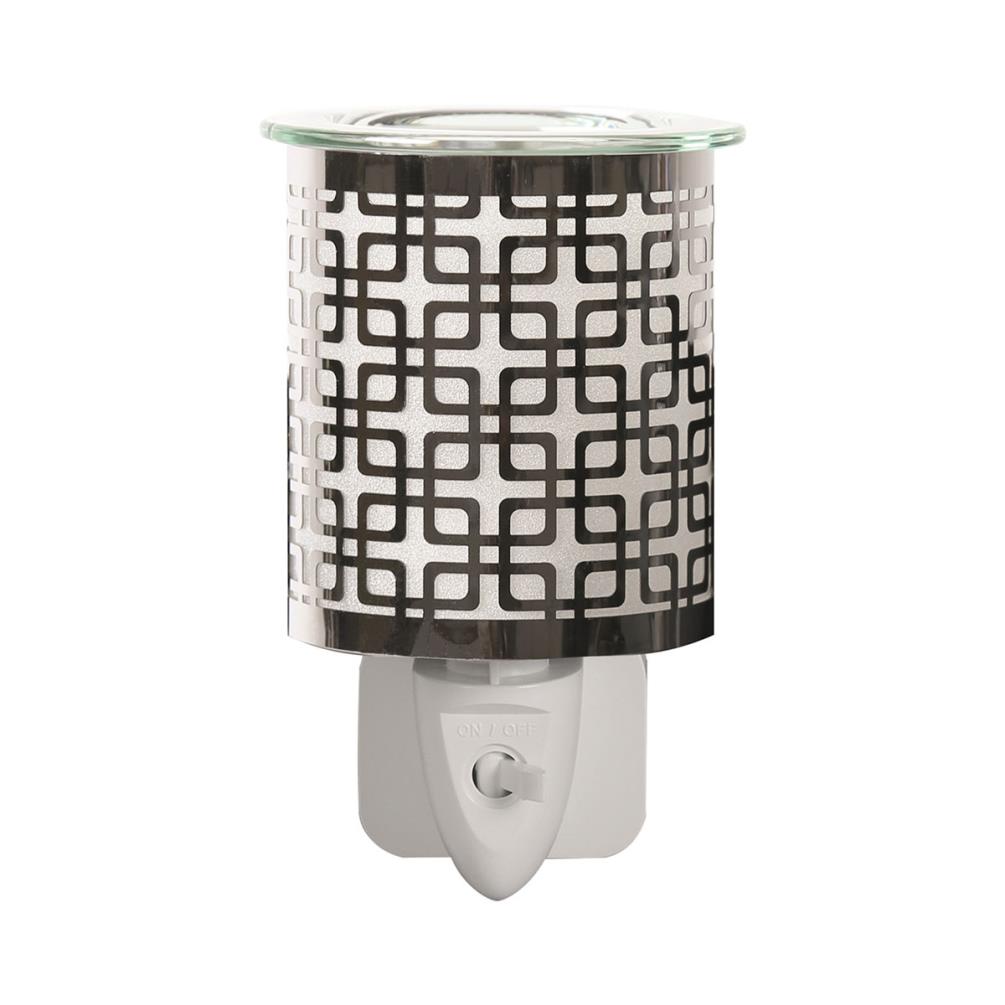 Aroma Chrome Squares Plug In Wax Melt Warmer £13.04